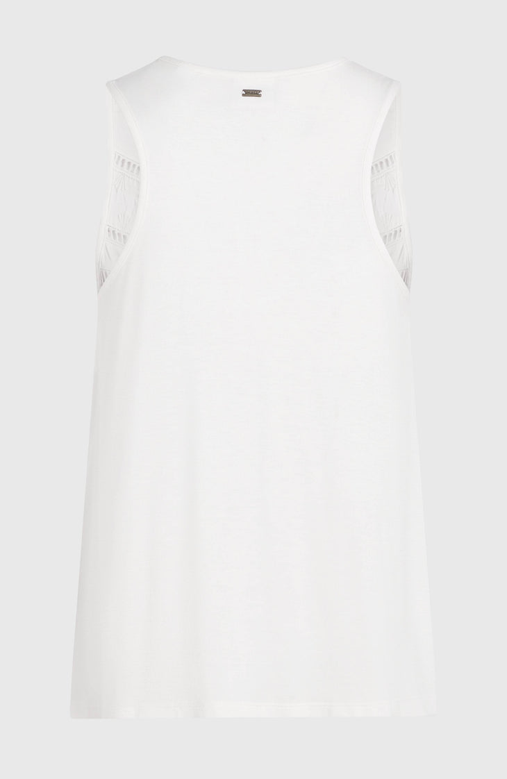 Essentials Tokeena Tanktop mit Stickerei | Snow White