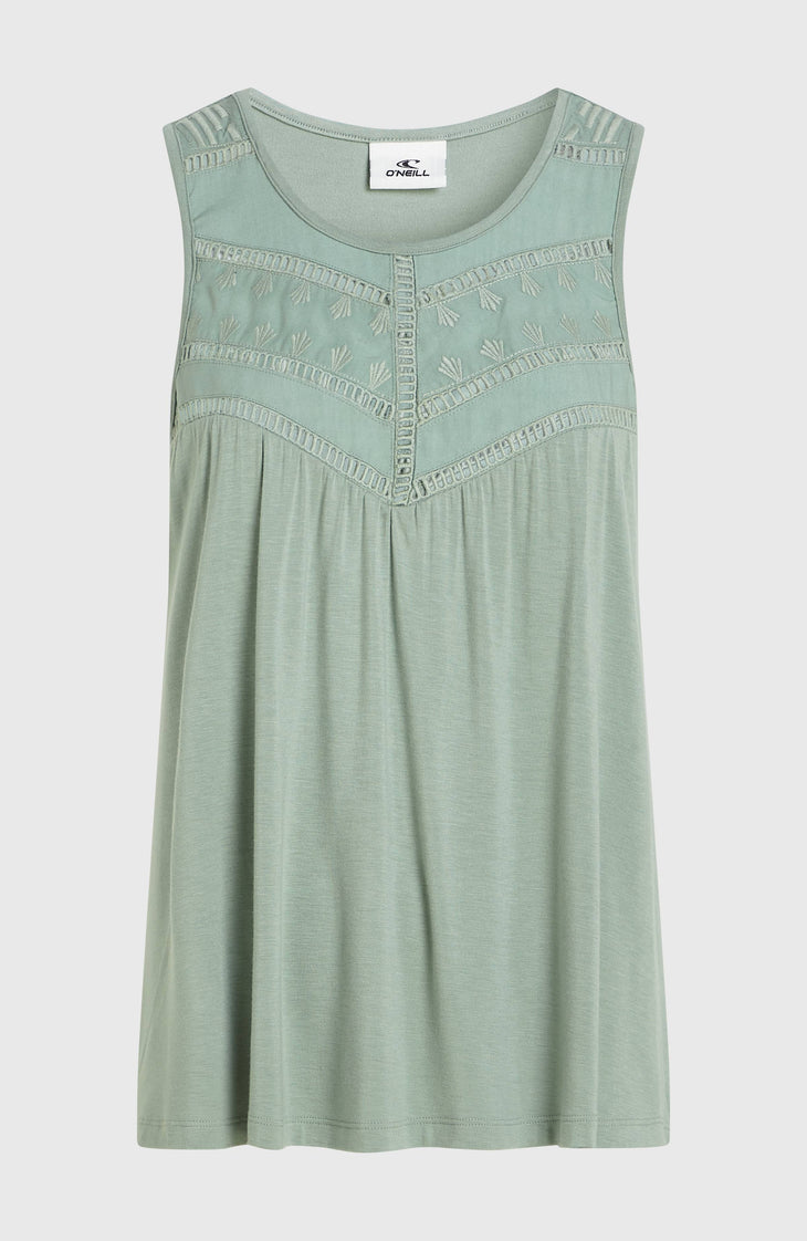 Essentials Tokeena Tanktop mit Stickerei | Marble Arch