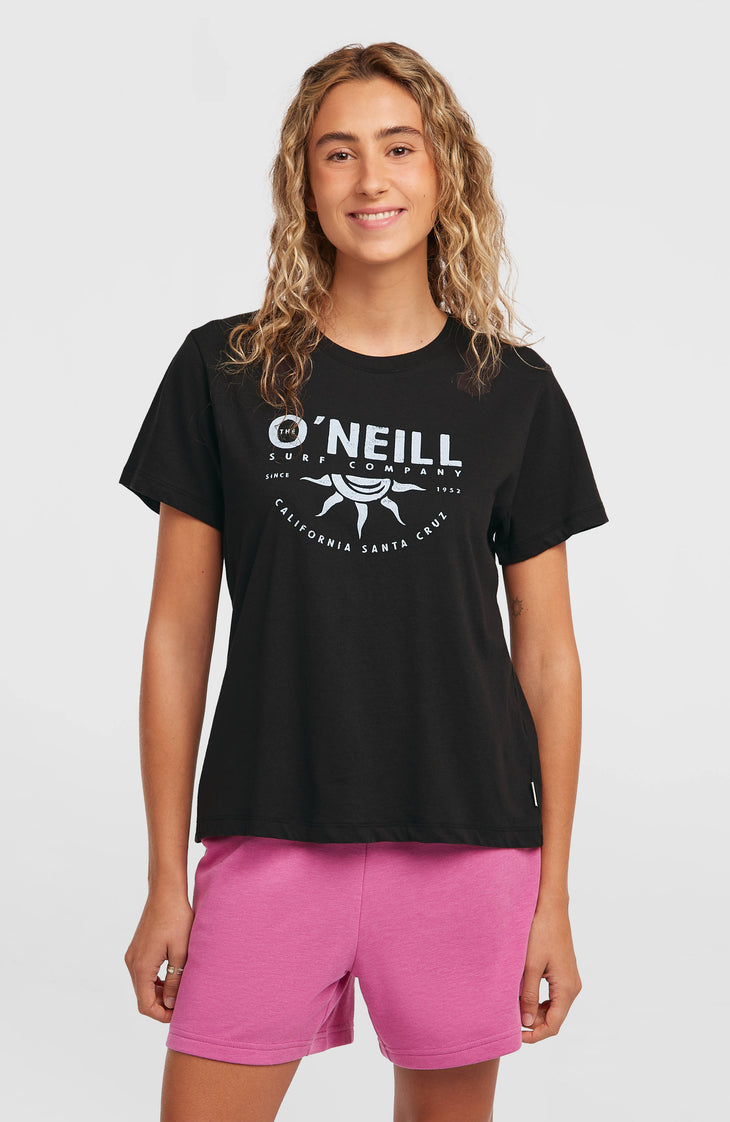 Front Print T-Shirt | Black Out