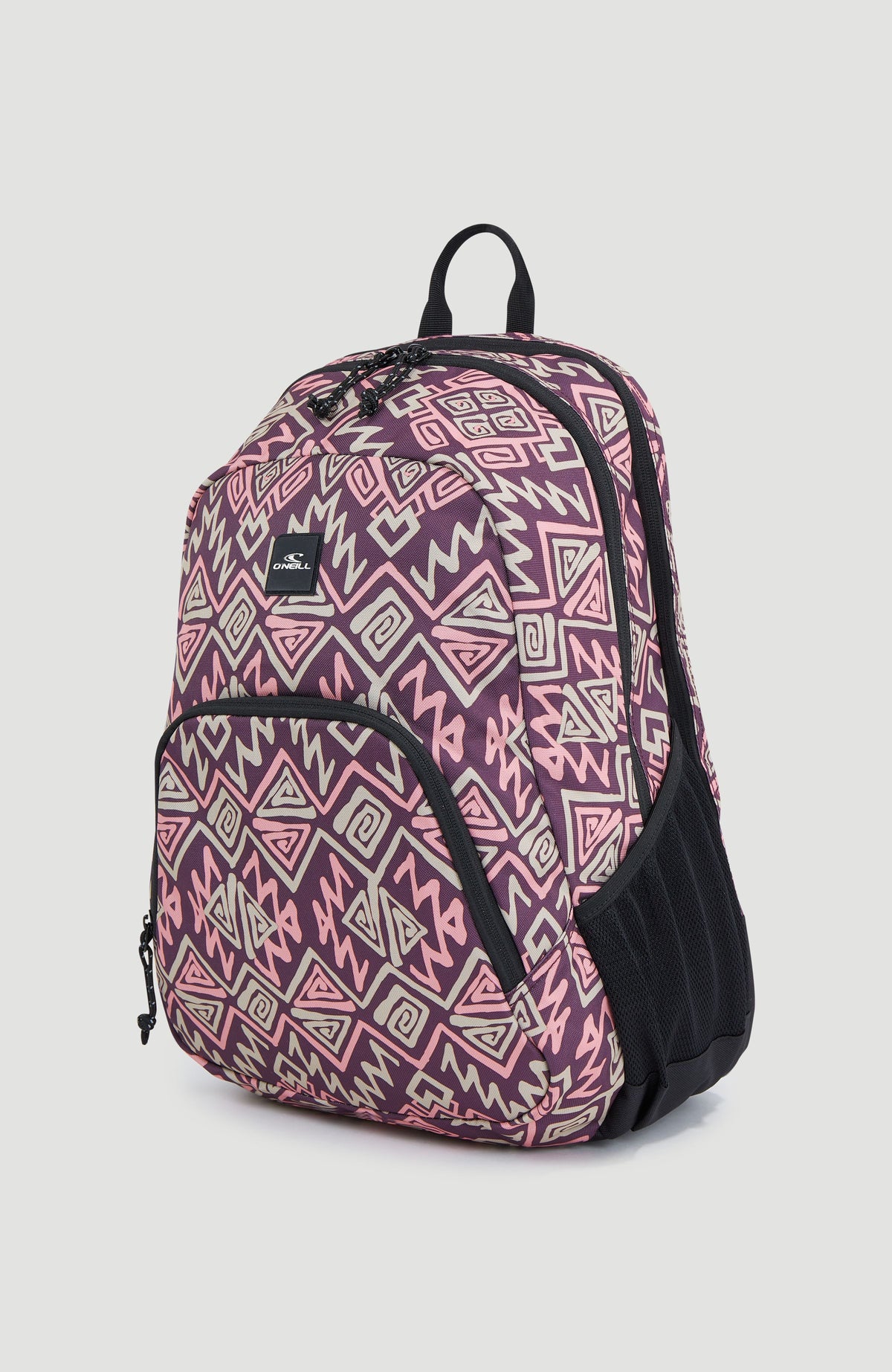Wedge Rucksack | Purple Retro Ikat