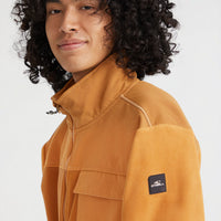 Utility Heavy Fleecejacke | Rich Caramel