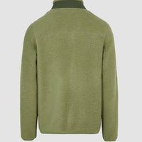 Flauschige Fleecejacke | Deep Lichen Green