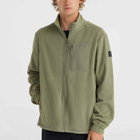 Leichte Utility Polartec 100 Fleecejacke | Deep Lichen Green