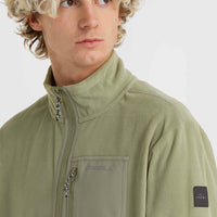 Leichte Utility Polartec 100 Fleecejacke | Deep Lichen Green