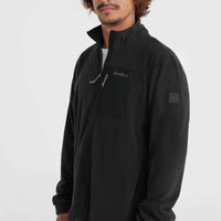 Leichte Utility Polartec 100 Fleecejacke | Black Out