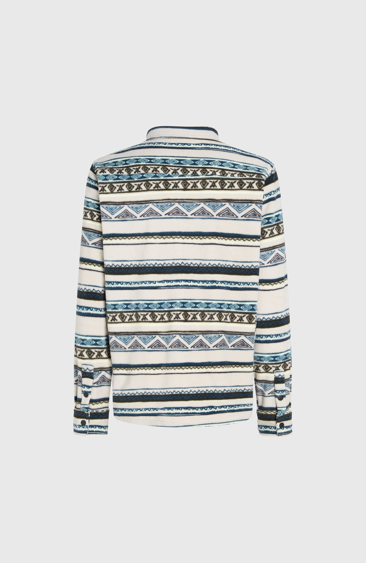 Superfleece Shirt | Grey Ikat Stripe
