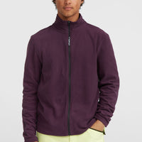 Jack's Polartec® 100 Fleecejacke mit Reißverschluss | Aubergine