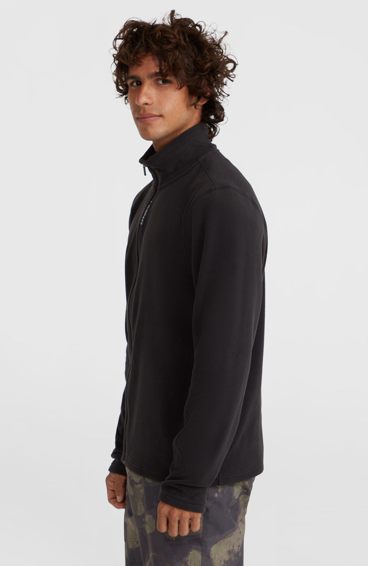 Jack's Polartec® 100 Fleecejacke mit Reißverschluss | Black Out
