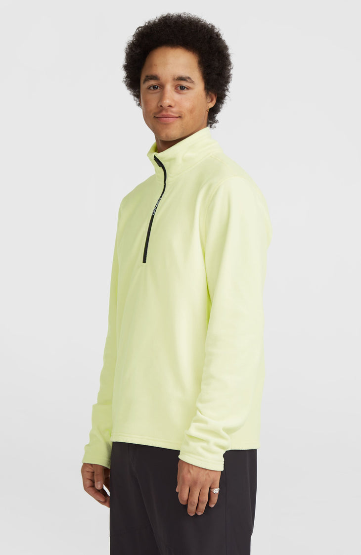 Jack's Polartec® 100 Fleecepullover mit Halbreißverschluss | Lime Wash