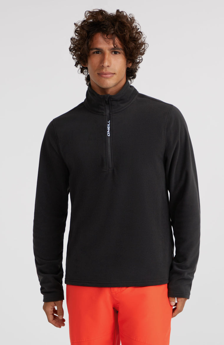Jack's Polartec® 100 Fleecepullover mit Halbreißverschluss | Black Out