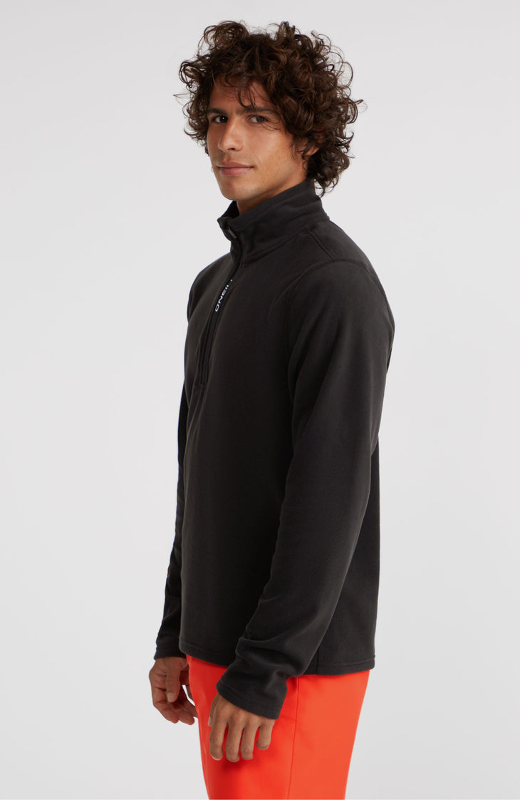 Jack's Polartec® 100 Fleecepullover mit Halbreißverschluss | Black Out