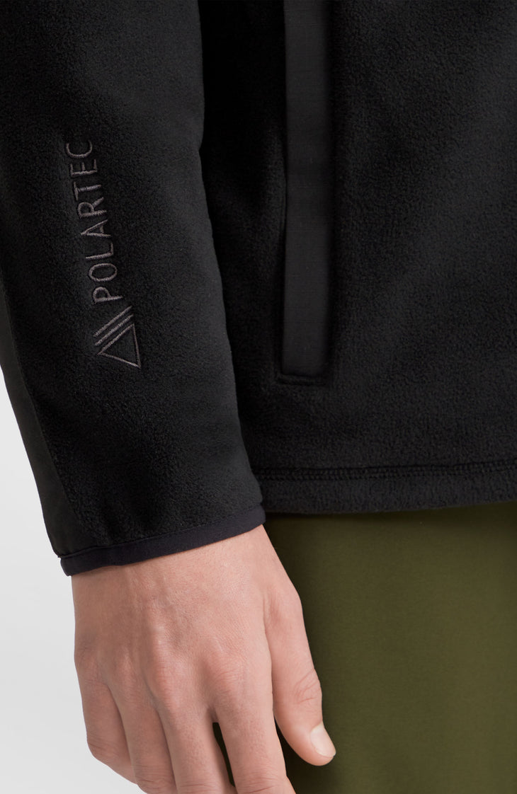 Utility Polartec® 200 Fleecejacke mit Reißverschluss | Black Out