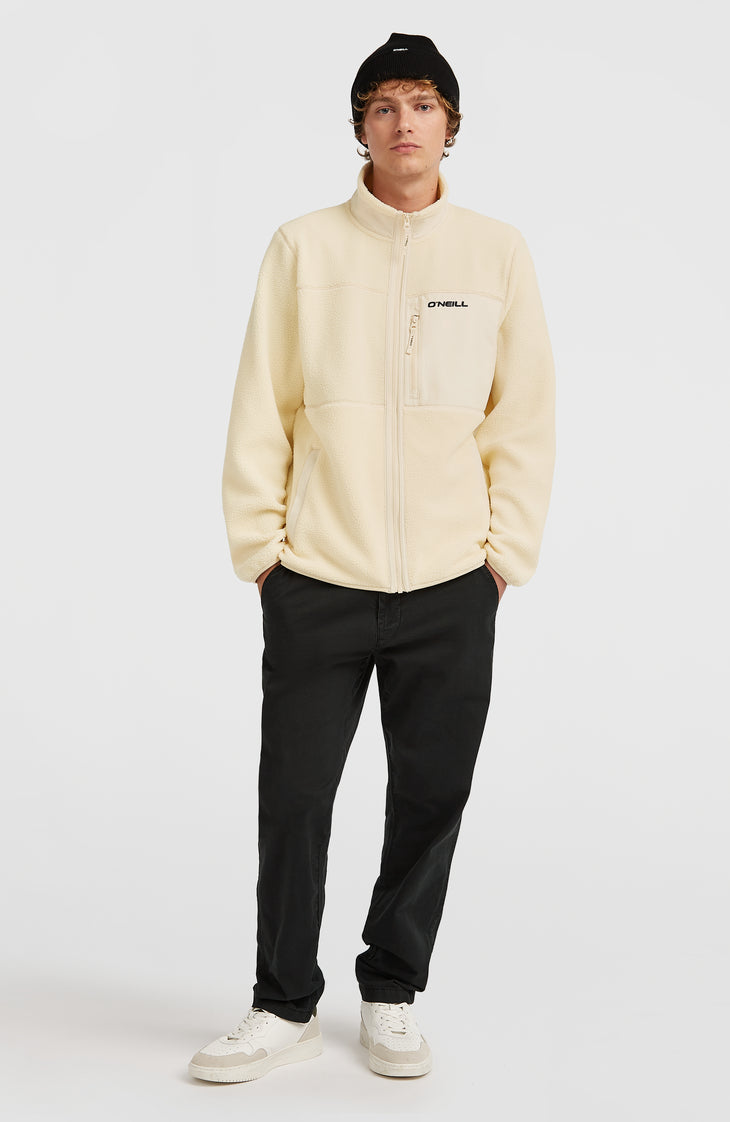 Flauschige Must-Have Fleecejacke mit Reißverschluss | Macaron