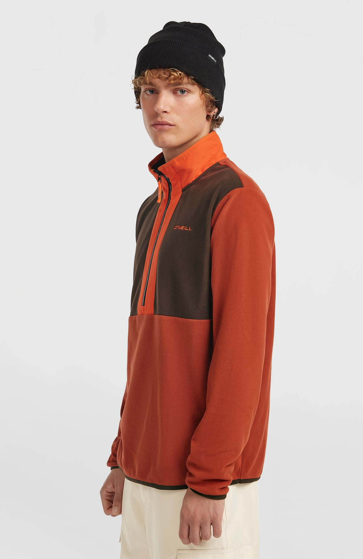 FWC'Cruz Triple Polartec® Fleecepullover | Coffee Bean Colour Block