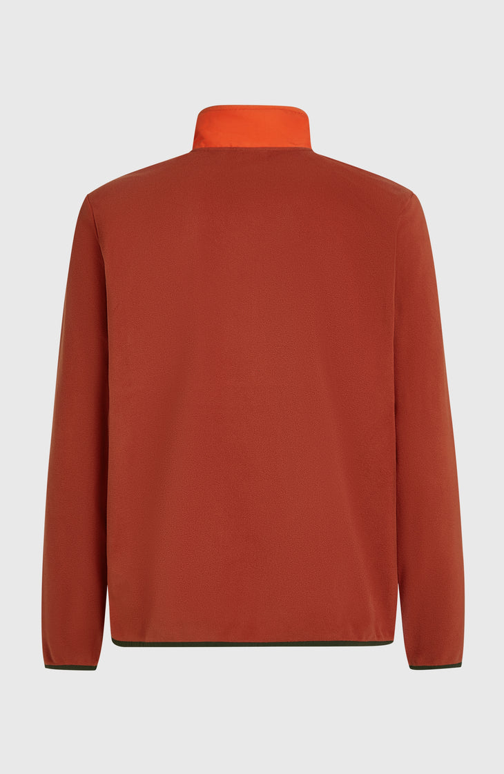 FWC'Cruz Triple Polartec® Fleecepullover | Coffee Bean Colour Block