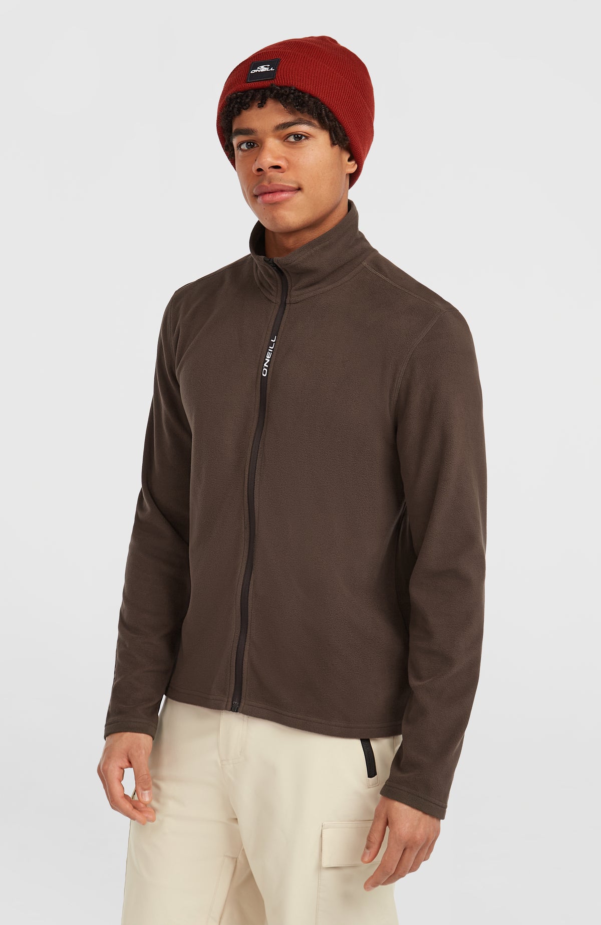FWC'Cruz Jack's Polartec® Fleecejacke mit Reißverschluss | Coffee Bean