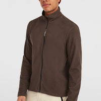 FWC'Cruz Jack's Polartec® Fleecejacke mit Reißverschluss | Coffee Bean