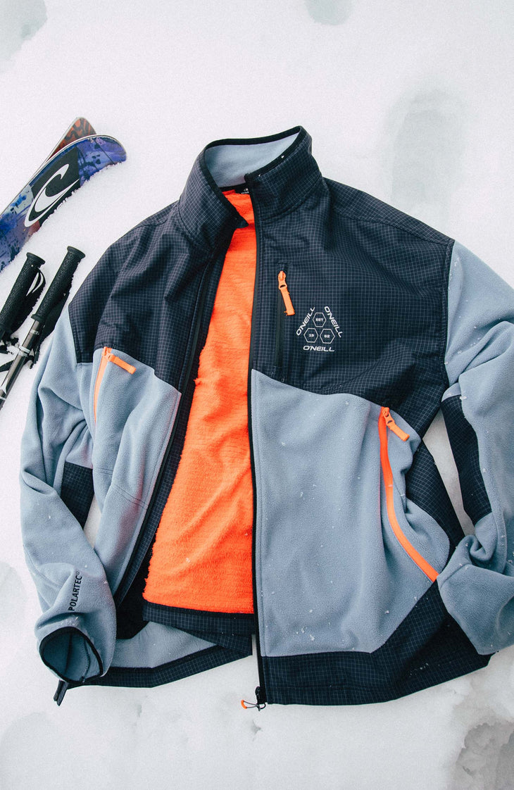 FWC'Peak Polartec® Fire Hyperfleece-Jacke mit Reißverschluss | Murky Water Colour Block