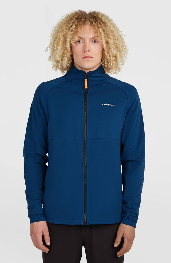 FWC'Cruz Fleecejacke mit Reißverschluss | Regal Blue Colour Block