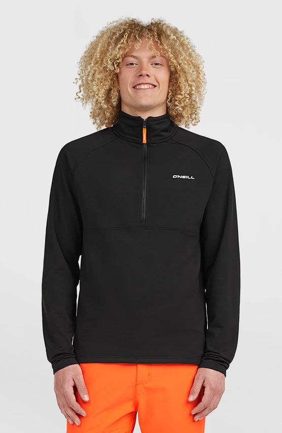 FWC'Cruz Fleecepullover mit Halbreißverschluss | Black Out