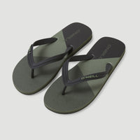 Profile Color Block Sandalen | Deep Lichen Green Colour Block