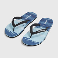 Profile Graphic Sandalen | Blue Melted Texture