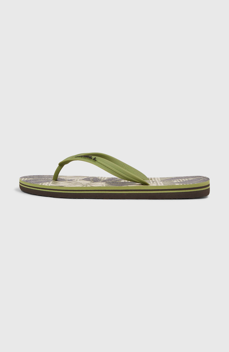 Profile Graphic Sandalen | Green Dusty Flower