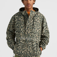 Modular Anorak Jacke | Green Minimal Camo