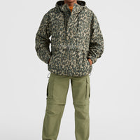 Modular Anorak Jacke | Green Minimal Camo