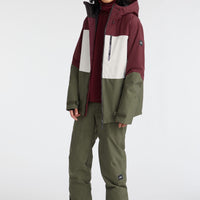 Carbonite Skijacke | Windsor Wine Colour Block