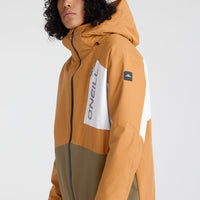 Jacksaw Jacke | Rich Caramel Colour block