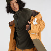 Jacksaw Jacke | Rich Caramel Colour block