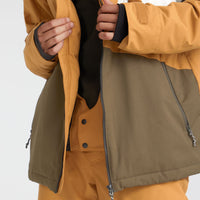 Jacksaw Jacke | Rich Caramel Colour block