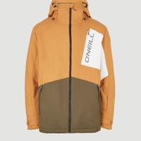 Jacksaw Jacke | Rich Caramel Colour block