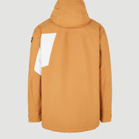 Jacksaw Jacke | Rich Caramel Colour block