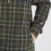 Jacke mit Fleecefutter | Blue Shirt Check