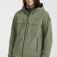 O'Neill TRVLR Series Trainingsjacke | Deep Lichen Green