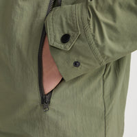 O'Neill TRVLR Series Trainingsjacke | Deep Lichen Green