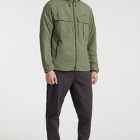 O'Neill TRVLR Series Trainingsjacke | Deep Lichen Green