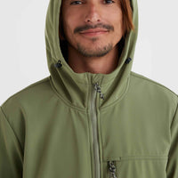 O'Neill TRVLR Series Softshell-Jacke | Deep Lichen Green