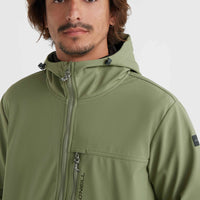 O'Neill TRVLR Series Softshell-Jacke | Deep Lichen Green