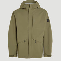 O'Neill TRVLR Series Regenjacke 10K/10K | Deep Lichen Green