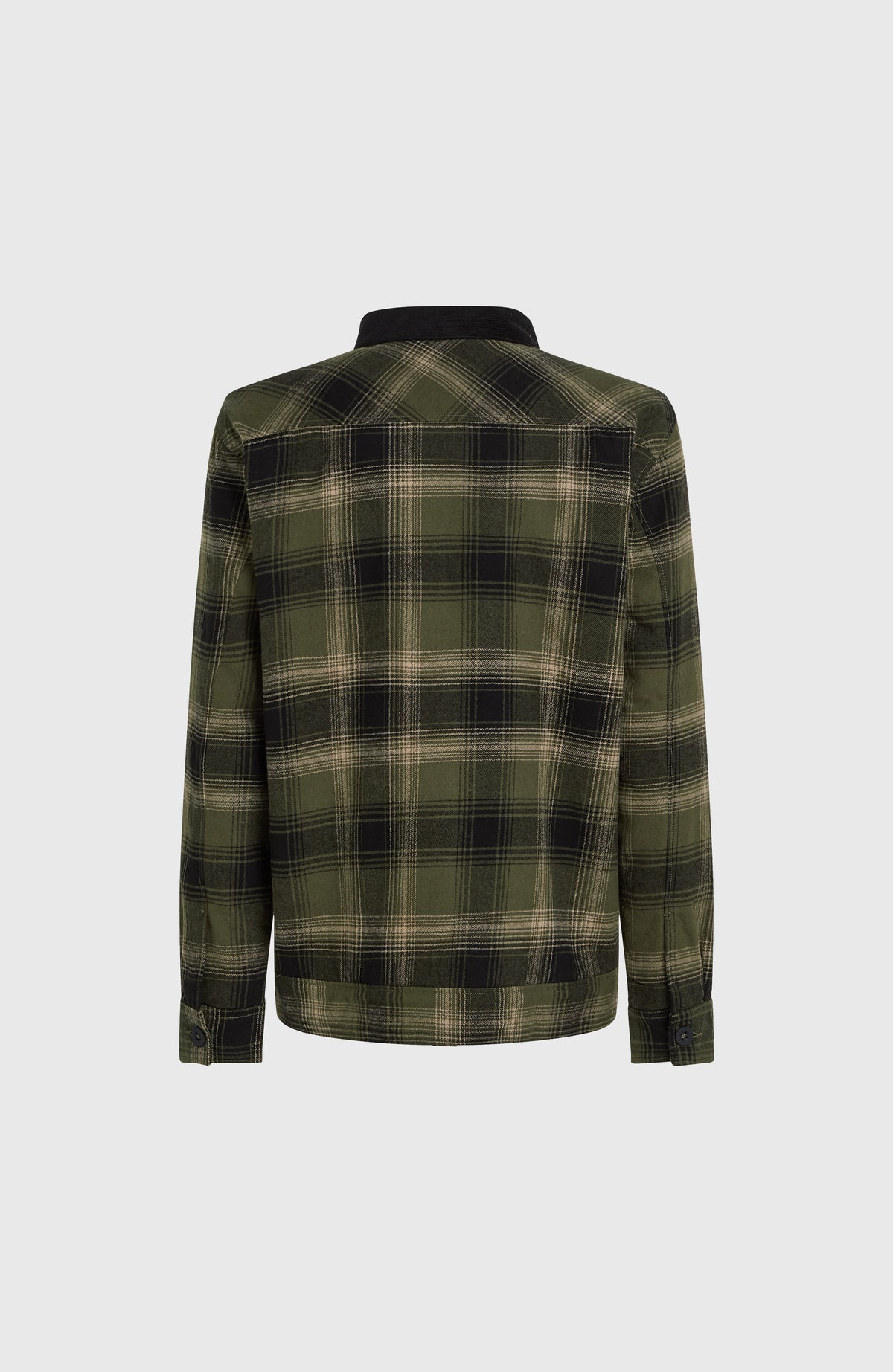 Jacke mit Fleecefutter | Green Check Small
