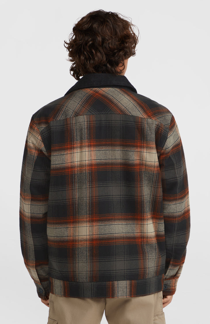 Jacke mit Fleecefutter | Grey Check Small