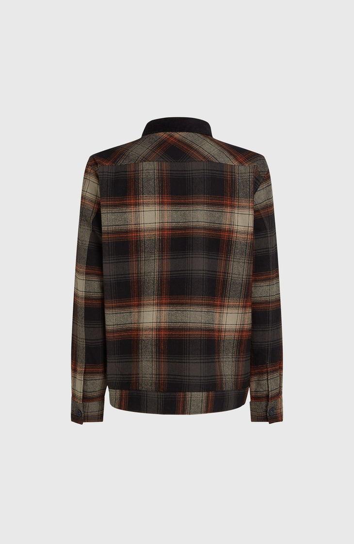 Jacke mit Fleecefutter | Grey Check Small