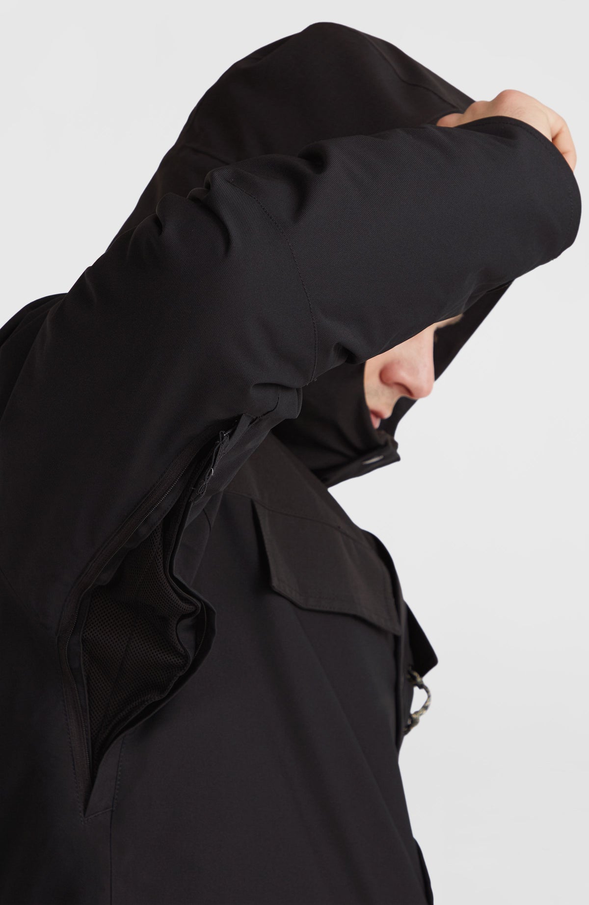 Utility Pro Hybrid-Skijacke | Black Out