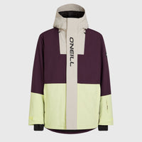 O'Riginals Hybrid-Skijacke | Aubergine Colour Block