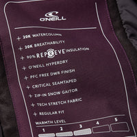 O'Riginals Hybrid-Skijacke | Aubergine Colour Block