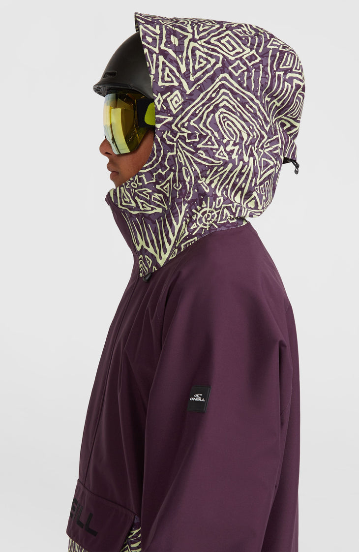 O'Riginals Anorak Skijacke | Dark Purple Sketcheritage