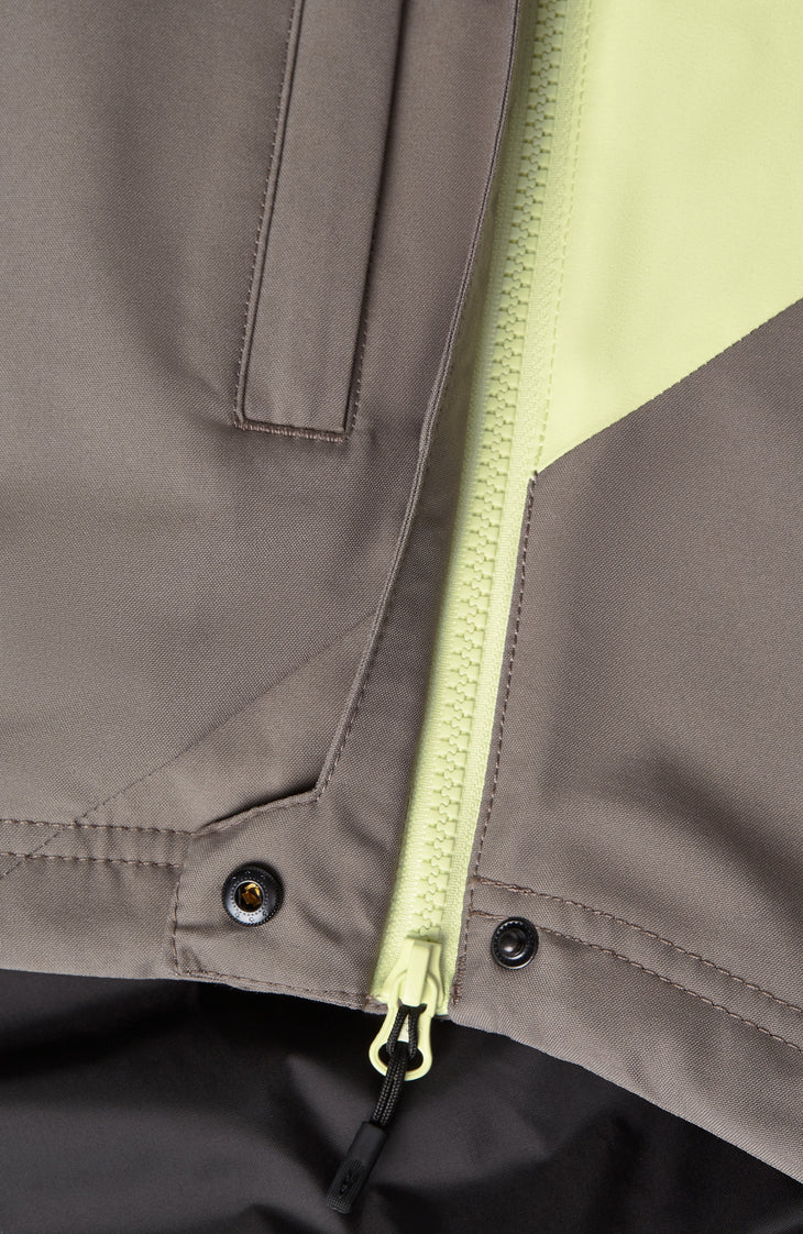 O'Riginals Anorak Skijacke | Lime Wash Colour Block